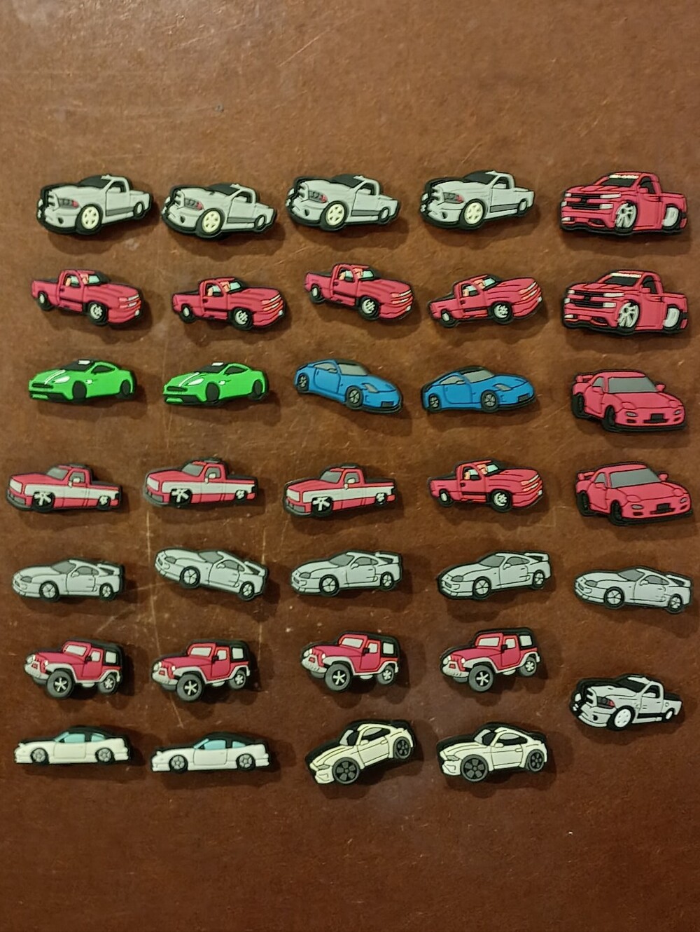 10/$10 Jibbitz Croc Charms - Mix/Match - Vehicles - Cars, Jeeps, Trucks - New